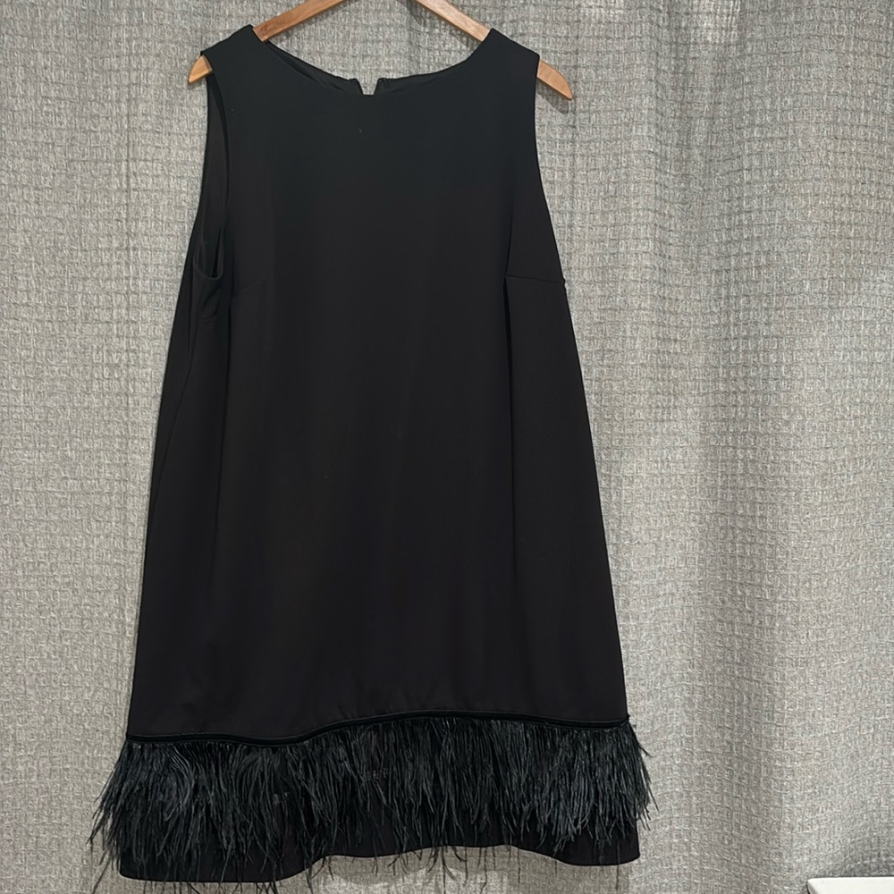 Lane Bryant Black Shift Dress Size 16
